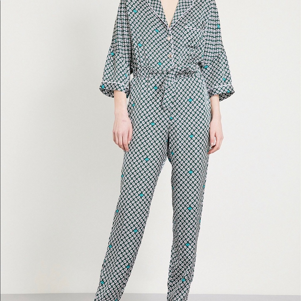 Maje NEVER WORN silk jumpsuit WITH TAGS!